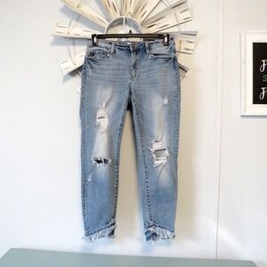 Kancan Ankle Jeans Distress & Frayed Size 11 / 29